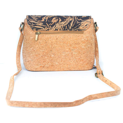 Kaffee-Kork Fusion – Crossbody Handtasche aus Kork