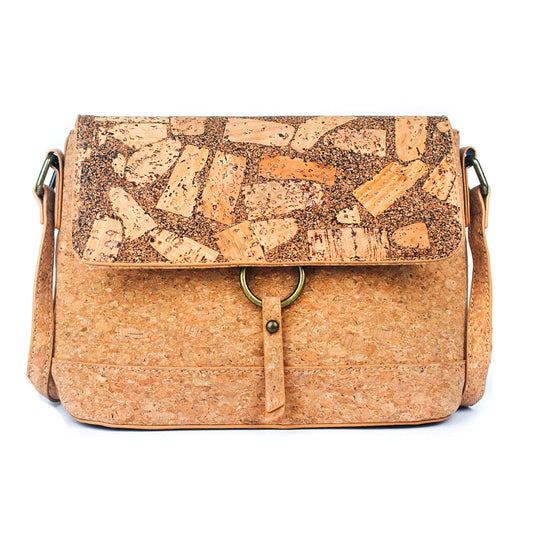 Kaffee-Kork Fusion – Crossbody Handtasche aus Kork