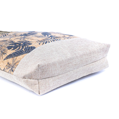 Handtasche aus Kork Damen Shopper Schultertasche Gross Nachhaltig Vegan Leder Canvas Totebag Tragetasche Strandtasche Korktasche